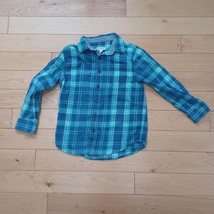 Cat & Jack Flannel Shirt (Size: Kids Small or 6/7)